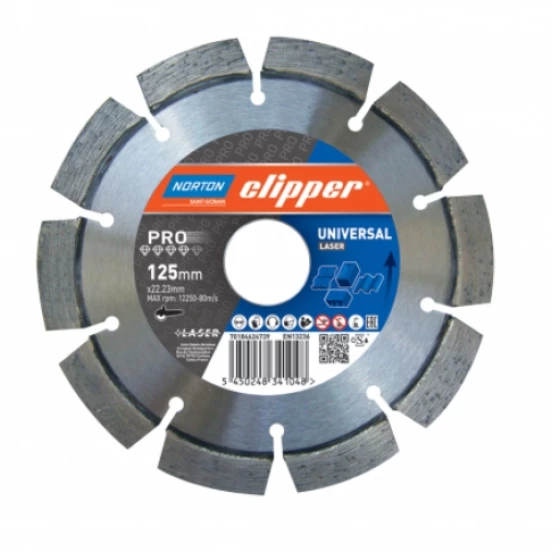 Lame Diamantée NORTON PRO UNI LASER H10 180X30 - 70184607687NORTON CLIPPER 1 Lame Diamantée NORTON PRO UNI LASER H10 180X30 - 70184607687NORTON CLIPPER