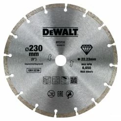 Disque Fritté Segmenté Pour Matériaux De Construction/béton 230x22.2mm DEWALT - DT3731-QZ
