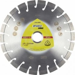 Disques à Tronçonner Diamantés DT SUPRA DT600U S 180X2,6X22,23 22K 9 KLINGSPOR - 322633