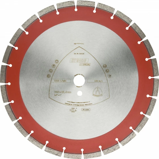 Disques à Tronçonner Diamantés DT SPECIAL DT910B S 300X2,8X25,4 21E 11 KLINGSPOR - 325073 1 Disques à Tronçonner Diamantés DT SPECIAL DT910B S 300X2,8X25,4 21E 11 KLINGSPOR - 325073