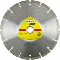 Disques à Tronçonner Diamantés DT EXTRA DT300U S 230X2,3X22,23 16S 7 KLINGSPOR - 325348