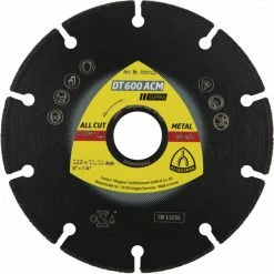 Disques à Tronçonner Diamantés DT SUPRA DT600ACM S 115X1,3X22,23 VG 1,8 KLINGSPOR - 355720