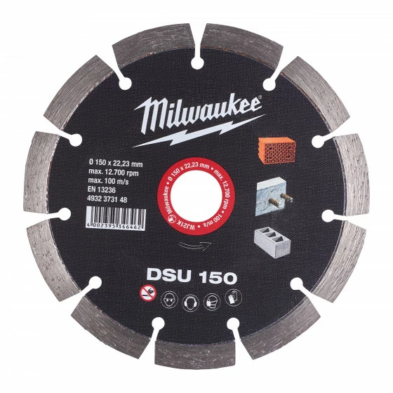 DISQUE DIAMANT DSU 150MM (X1) MILWAUKEE ACCESSOIRES - 4932373148 1 DISQUE DIAMANT DSU 150MM (X1) MILWAUKEE ACCESSOIRES - 4932373148