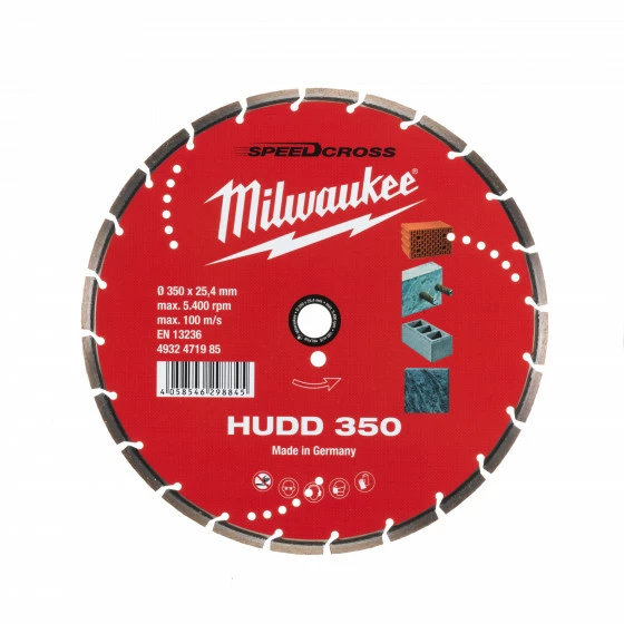 Disque Diamant Premium Hudd 350 Mm (x1) MILWAUKEE - 4932471985 1 Disque Diamant Premium Hudd 350 Mm (x1) MILWAUKEE - 4932471985
