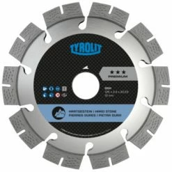 Disque Diamant Granit - Sciage électro-portatif 125x2,4x22,23 PREMIUM TYROLIT - 34475856