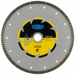 Disque Diamant Universel Pour Tronçonnage à Sec - Sciageportatif Diam. 350x3x25,4 BASIC TYROLIT - 467289