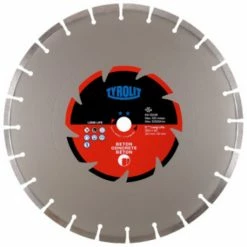 Disque Diamant Béton Pour Tronçonnage à Sec - Sciageportatif Diam. 350x3x20 STANDARD TYROLIT - 485001