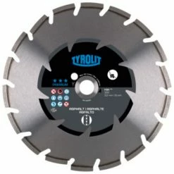 Disque Diamant Asphalte Pour Scies De Sol Diam. 350x3,2x25,4 PREMIUM TYROLIT - 574844