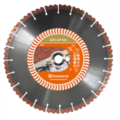 DISQUE DIAMANT HUSQVARNA ELITE CUT S35 POUR DECOUPEUSES Ø 350 MM COUPE PIERRE NATURELLE ET BETON DURCI ALÉSAGE 25.4- 579811520