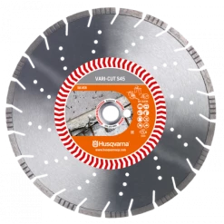 DISQUE DIAMANT HUSQVARNA VARI CUT S45 POUR DECOUPEUSES Ø 350 MM COUPE BETON ARME ET BETON DURCI ALÉSAGE 25.4- 579817420