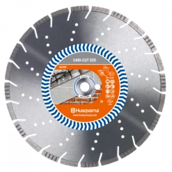 DISQUE DIAMANT HUSQVARNA VARI CUT S50 POUR DECOUPEUSES Ø 350 MM COUPE BETON DURCI ALÉSAGE 20.0- 586595521