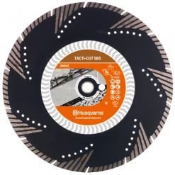 DISQUE DIAMANT HUSQVARNA TACTI CUT S65 POUR DECOUPEUSES Ø 350 MM COUPE BETON DURCI, BETON ARME, BRIQUE, TUILE, ABRASIF ALÉSAGE 25.4- 579816520