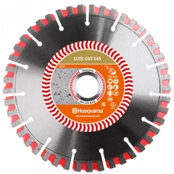 DISQUE DIAMANT HUSQVARNA ELITE CUT S45 POUR MEULEUSE D'ANGLE Ø 230 MM COUPE BRIQUE ET BETON ALÉSAGE 22.2- 579805080