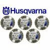 PACK 5 DISQUES DIAMANTS HUSQVARNA BETON Ø 300 MM MT15+ -Boutique Husqvarna lot 5 disques mt15 300