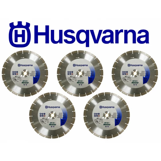 PACK 5 DISQUES DIAMANTS HUSQVARNA BETON Ø 300 MM MT15+ 1 PACK 5 DISQUES DIAMANTS HUSQVARNA BETON Ø 300 MM MT15+